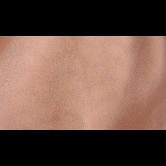 A.N.A Sheer Peach Light Top With Lace Details - Picture 3 of 6